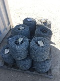 15 rolls new 4 pt barbed wire Sell 15 times the money, must take all