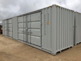 New 40' Hi Cube Container with eight side doors
