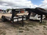 83x20 Shop Made Flatbed Trailer 2x7k axles Bill of sale only Ranch Dispersal