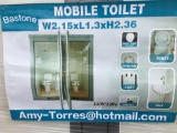 New Mobile Bathroom with double toilet and sink View video at