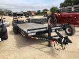 2020 Norstar Demo 83x20 with 2' Dovetail and Standup Ramps, two 7k axles VIN 6544 Title, $25 fee