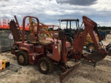 Ditch Witch 3500 Diesel Trencher with Backhoe good condition