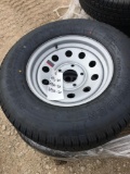 New ST 225 75R15 On 5 lug silver wheels, 10 PLY Sell two times the money, must take both