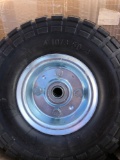 4- Hard Tires for Hand Truck 4.10/3.5 x 4 sold as 1 lot