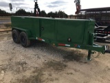2020 Unused East Texas Fuel Trailer 990 GAL, 27k axles, with gas powered pump, DEF tank with pump