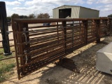 24' Portable Cattle Panels with 1-6' Gate Sell 8 times the money, must take all
