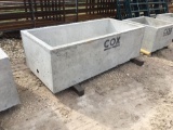 Concrete Water Trough 6'x30