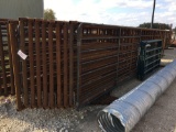 10 Portable Cattle Panels 24' with one 10' gate Sell 10 times the money, must take all