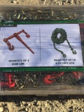 5 New ratchet Binders & 10 New 5/16 x 20' - G 70 Chains