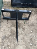 New CID low back skid steer hay spear