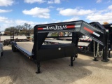 New 2021 East Texas Trailer 102x32' Drive over fender, gooseneck, 2x7k axle VIN 20789 MSO, $25 fee