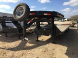 Iron Bull Demo 34' Hyd Tail, Tandem Dual with Deck Over Neck VIN 36478 - 10K axles- electric brakes