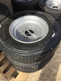 New 235/75R17.5 18PLY Provider on wheels, 8 lug Sell two times the money, must take both