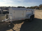 East Texas Fuel Trailer 660 GAL, with 2 tool boxes VIN 19143 MSO, $25 fee plus registration fees See