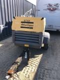 Atlas Copco XAS 185 JD Diesel Air Compressor Showing 11XX Hours New Battery Runs and Works