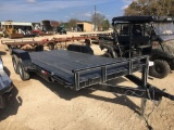 East Texas 83X18 Car Hauler 2 X 6K Axles VIN 21580 MSO, $25 fee plus registration fees See Lori