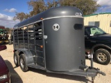 2007 CM 14X5 Stock Trailer - Nice VIN 84256 Title, $25 Fee