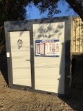 New portable toilet with shower and sink. No holding tanks