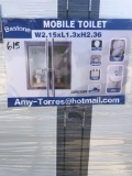 New Bastone Mobile Toilet Double unit with Sink