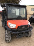 Kubota RTVX1140 Diesel Crew Power Steering 1190 HRS VIN 16112 No Title