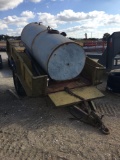 Military Trailer with Water Tank Non Titled