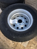 New ST225 75R15 Trailer Tires on 5 on 5 Wheels 4 Times the Money Must Take All