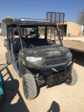 2019 Polaris Ranger 1000XP Power Steering Crew 300 HRS VIN 98970 Title, $25 fee