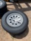 2- 205/75/15 6 Ply Tires on 5 Hole Wheels TWO TIMES THE MONEY MUST TAKE ALL