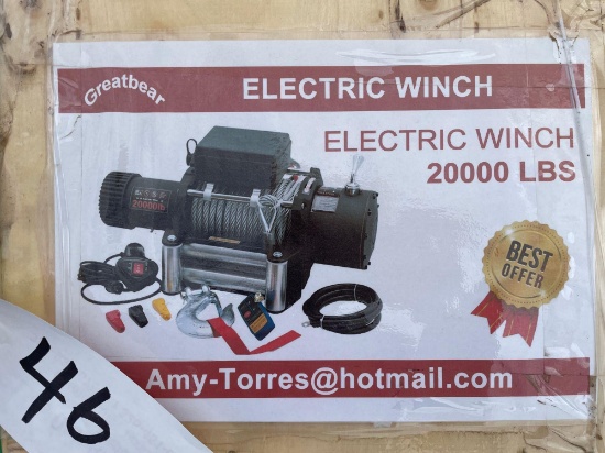 20000 lb Electric Winch