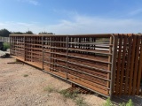 10 - 24' Free-Standing Cattle Panels with One 10' Gate TEN TIMES THE MONEY MUST TAKE ALL