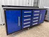 New 10 Drawer Workbench - Blue