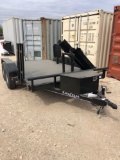 New 2021 East Texas 12' Tandem Axle Welding Trailer VIN 23767 MSO $25 Title Fee plus Registration