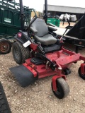 Toro Zero turn Mower Shows 563 HRS Kohler Powered