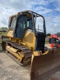 JD 650 H Dozer - LT 6 Way Blade Vail 3 Shank Ripper, Grubber and Rake Shows 5048 HRS VIN