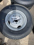 2- 235/80/16 10 ply Tires on 8 Hole Dual Wheels TWO TIMES THE MONEY MUST TAKE ALL