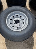 2- 235/80/16 10 ply Tires on 6 Hole Wheels TWO TIMES THE MONEY MUST TAKE ALL