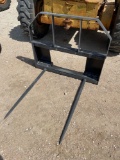 Skid Steer Hay Forks