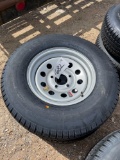 2 - 225/75/15 - 10 Ply Tires on 5 Hole Wheels TWO TIMES THE MONEY MUST TAKE ALL