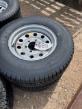 2- 225/75/15 10 Ply Tires on 6 Hole Wheels TWO TIMES THE MONEY MUST TALKE ALL
