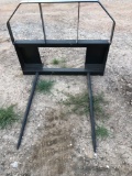 Skid Steer Hay Fork Attachment