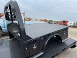 CM Model SK Skirted Flatbed 7ft. for SWB with Well, LED Lights and 4 Underbody Boxes Fits late model