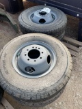 4- Westlake 235/80/16 Tires on 8 Lug Dual Wheels FOUR TIMES THE MONEY MUST TAKE ALL