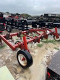 11 Shank Chisel Plow with... Springs and Gauge Wheels