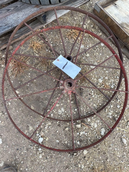 2 - 30" Antique Wheels Sell as one lot