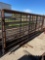 One 24' Freestanding Cattle Panel with 10' Gate Sell one per lot