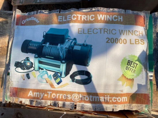 20,000# Electric Winch