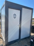 Unused Portable Restroom with Sink and Shower
