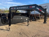 New Ironbull 14' Dump Trailer 2' Sides 2 x 7k Axles Fender has damage VIN 59855 MSO, $25 fee plus