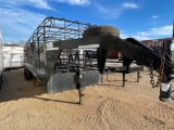 2000 Gooseneck 6'X24' Livestock Trailer with Removable Frame Comes with 4 Frame Stand VIN 54513 MSO