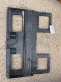 Unused Skid Steer Pallet Fork Frame - NO Forks